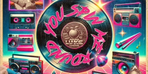 Beitragsbild des Blogbeitrags The Magic is Back and Sparkles in the Neon Light: ‘You Spin Me Round (Like a Record) by Luke Tangerine & Carlos Ucedda
