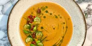 Beitragsbild des Blogbeitrags Spanische Gazpacho