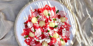 Beitragsbild des Blogbeitrags Melone&Hirtenkäse (extended)