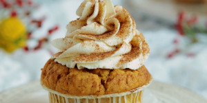 Beitragsbild des Blogbeitrags Kürbis-Muffins