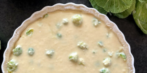 Beitragsbild des Blogbeitrags Quiche gefüllt mit Kohlsprossen