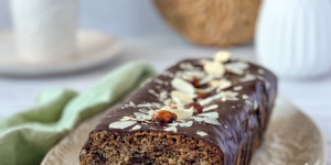 Beitragsbild des Blogbeitrags Schoko-Mandelkuchen – Low Carb