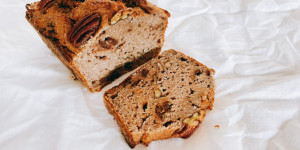 Beitragsbild des Blogbeitrags Bananenbrot ohne zucker 