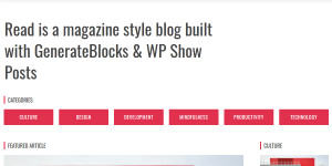 Beitragsbild des Blogbeitrags GeneratePress Version 3.1.1 Update 17.01.2022