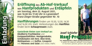 Beitragsbild des Blogbeitrags Ab-Hof Verkauf Hanfprodukte Lanzendorf 