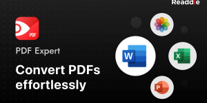 Beitragsbild des Blogbeitrags PDF Expert: Update bringt mehrere Exportoptionen für PDFs