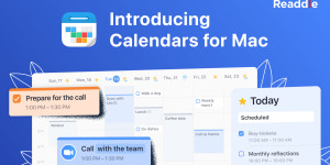 Beitragsbild des Blogbeitrags Calendars von Readdle ist nun auch für den Mac verfügbar 