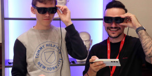 Beitragsbild des Blogbeitrags Lenovo Glasses T1 im Hands-on: Smarte Brille für Smartphone und Laptop