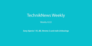 Beitragsbild des Blogbeitrags TechnikNews Weekly #222: Sony Xperia 1 IV, JBL Xtreme 3 und viele Unboxings 