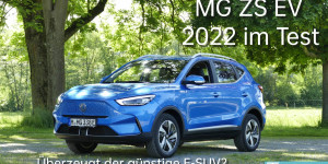 Beitragsbild des Blogbeitrags MG ZS EV 2022 im Test: Kann das günstige E-SUV überzeugen? 