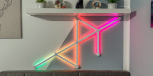 Beitragsbild des Blogbeitrags Nanoleaf Lines im Test: Was kann die schicke Beleuchtung?