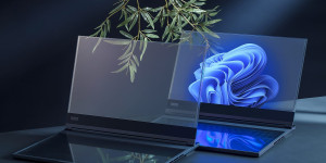 Beitragsbild des Blogbeitrags Lenovo ThinkBook Transparent Display: Konzept mit durchsichtigem Display präsentiert 
