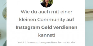 Beitragsbild des Blogbeitrags Wie du auch mit einem kleinen Instagram Account Geld verdienen kannst!