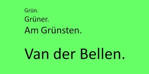 Beitragsbild des Blogbeitrags Grün, grüner am grünsten.