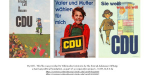 Beitragsbild des Blogbeitrags Wahlwerbung – auch mit Kindern. 