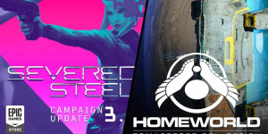 Beitragsbild des Blogbeitrags Severed Steel und Homeworld Remastered Collection geschenkt