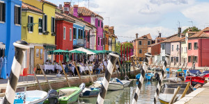 Beitragsbild des Blogbeitrags Venedig: Burano und die bunten Häuser