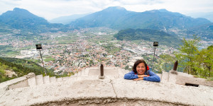 Beitragsbild des Blogbeitrags Gardasee: wandern Riva zur Bastion und der Kapelle Santa Barbara