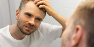 Beitragsbild des Blogbeitrags Mittel gegen Haarausfall für Männer 