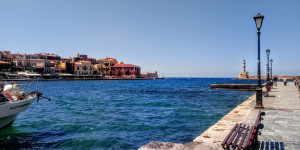 Beitragsbild des Blogbeitrags the old port of Chania in Crete 