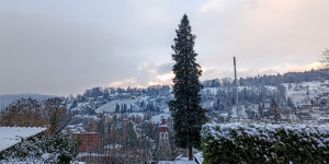 Beitragsbild des Blogbeitrags snow in Feldkirch,Austria in December-Schnee in Feldkirch Österreich 