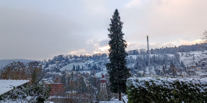 Beitragsbild des Blogbeitrags snow in Feldkirch,Austria in December-Schnee in Feldkirch Österreich