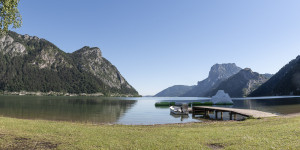 Beitragsbild des Blogbeitrags Mit dem Wohnmobil an den Traunsee (Stellplatz Rindbach)