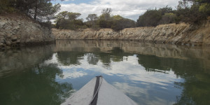 Beitragsbild des Blogbeitrags Meer und See: Kajaktour in Sardinien in der Oasi Biderosa