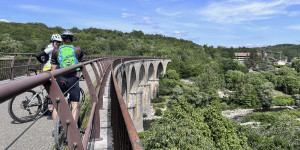 Beitragsbild des Blogbeitrags Radtour an der Via Ardèche (Südfrankreich)