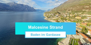 Beitragsbild des Blogbeitrags Malcesine: Strand & Badebuchten in der Nähe 