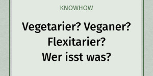 Beitragsbild des Blogbeitrags Vegetarier, Veganer und Flexitarier kennen und verstehen