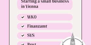 Beitragsbild des Blogbeitrags How to register a small business in Austria in 12345 easy steps