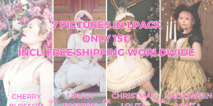 Beitragsbild des Blogbeitrags Halloween and Christmas lolita look