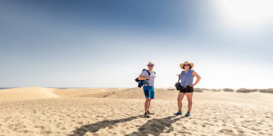 Beitragsbild des Blogbeitrags Gran Canaria wandern: Dünen von Maspalomas 