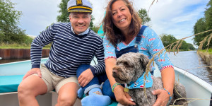 Beitragsbild des Blogbeitrags Urlaub mit Hund auf dem Hausboot 