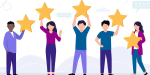 Beitragsbild des Blogbeitrags Online-Rezensionen: Hilfreiches Feedback vs. gekaufte Fake-Reputation