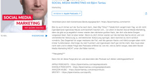 Beitragsbild des Blogbeitrags Wie das Shiny Object Syndrom, Hacks und vermeintliche Abkürzungen dein Social Media Marketing ruinieren SOCIAL MEDIA MARKETING mit Björn Tantau 