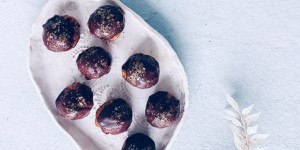 Beitragsbild des Blogbeitrags Lebkuchen-Pralinen