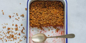 Beitragsbild des Blogbeitrags Fruchtig knuspriges Crumble