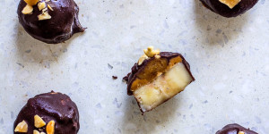Beitragsbild des Blogbeitrags Frozen Banana Bites