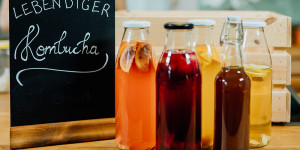 Beitragsbild des Blogbeitrags Ist Kombucha ein Zaubertrank? 