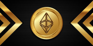 Beitragsbild des Blogbeitrags Ethereum bildet zwei bullische Flaggenmuster. Die gemessenen Bewegungen beider Muster deuten auf ein neues Jahreshoch hin.