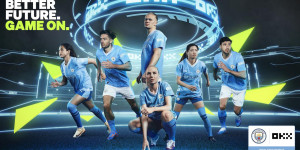 Beitragsbild des Blogbeitrags OKX wird im Zuge der Erweiterung der Partnerschaft zum offiziellen Ärmelpartner von Manchester City ernannt