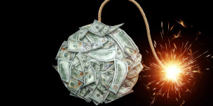 Beitragsbild des Blogbeitrags Der Ökonom Peter Schiff warnt vor dem unabwendbaren Zusammenbruch des US-Dollars. 