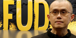 Beitragsbild des Blogbeitrags Binance-Chef kämpft gegen “FUD” angesichts rechtlicher Herausforderungen und lobt das Durchhaltevermögen des Unternehmens und geringe Fluktuation. 