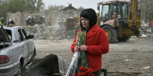 Beitragsbild des Blogbeitrags Trauer und Misstrauen in einem Dorf in der Ukraine, das von einem tödlichen Angriff heimgesucht wurde