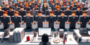 Beitragsbild des Blogbeitrags Roblox beendet Remote-Arbeitsrichtlinien; Metaverse und digitale Arbeitsplätze sind immer noch nicht da