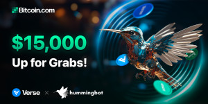 Beitragsbild des Blogbeitrags Bitcoin.com kooperiert mit Hummingbot in der VERSE/USDT-Kampagne auf KuCoin mit 15.000 $ Belohnungen. 