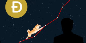 Beitragsbild des Blogbeitrags Der Dogecoin-Vormarsch: Ein zweistelliger Anstieg in Sicht? 