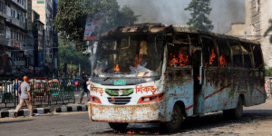 Beitragsbild des Blogbeitrags Zwei Tote bei Protesten in Bangladesch 